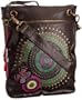 Desigual Bols_Plano New Trokel 27X5138, Damen Umh�ngetaschen, Braun (Chocolate 6009), 26x30x1 cm (B x H x T)