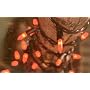 100 Ct Orange and Black Halloween String Lights