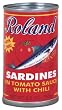 Roland Sardines in Chili & Tomato Sauce, 5.5-Ounce can (Pack of 50)
