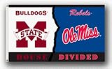 Mississippi (Ole Miss) Rebels / Mississippi State Bulldogs Rivalry 3' x 5' Flag