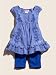 GUESS Kids Girls Gingham Baby-Doll Top and Bike Shorts Se