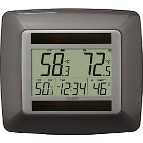 La Crosse New Sleek Professional 100% Completely Wireless Weather Center with Solar Powered Wind Sensor & PC Integration