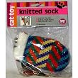 Bat'n Boppers Knitted Sock w/ Catnip