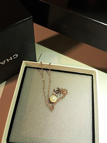 Darling JewelryWomen's Stainless Steel Fashion Necklace (white pearl)