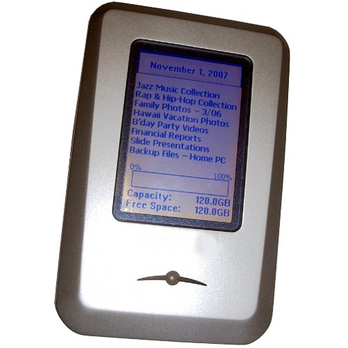 HQRP USB 2.0 Slim External 120GB Portable Compact HDD w/3\