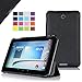 IVSO Hisense Sero 8 Ultra-Thin Lightweight Slim Smart Cover Case -will only fit Hisense Sero 8 Tablet (Black)