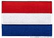 The Netherlands Flag Embroidered Holland Patch Dutch Iron-On National Emblem