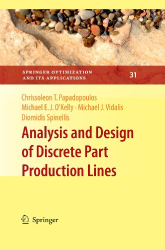 Analysis and Design of Discrete Part Production Lines: 31 (Springer Optimization and Its Applications)