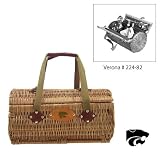 Kansas State Wildcats Verona Picnic Basket - Burgandy