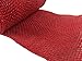Red Burlap Craft Ribbon Roll (5.5 in Wide x 15 Ft Long) - Pack of 2