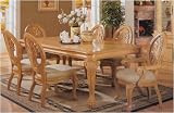 Formal Dining Table In Antique White Finish