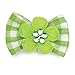 Aria Cotton Gingham Dog Bows Canister, 48-Pack