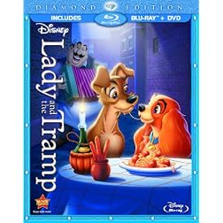 Lady and the Tramp (Diamond Edition Two-Disc Blu-ray/DVD Combo in Blu-ray Packaging)