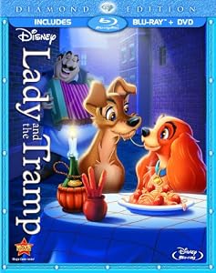 Cover Image for 'Lady and the Tramp (Diamond Edition Two-Disc Blu-ray/DVD Combo in Blu-ray Packaging)'