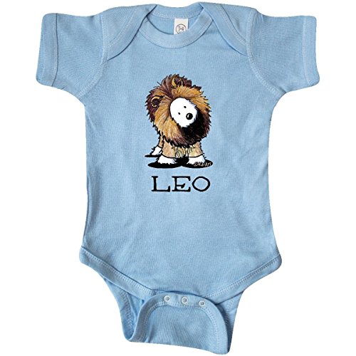 Inktastic Unisex Baby LEO lion Westie Infant Creeper by KiniArt 24 Months Baby Blue