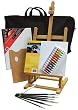 Art Essentials Oil Painting Set with Table Easel