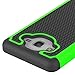 On 5 Case, Samsung Galaxy On5 Case, kaesar Slim Hybrid Dual Layer Armor Defender Protective Case Cover for Samsung Galaxy On5 - Green
