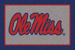 Milliken Team Spirit University of Mississippi Rug 5'4"x7'8"