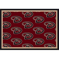 MLB Team Repeat Baseball Novelty Rug Size: 7'8" x 10'9", MLB Team: Arizona Diamondbacks