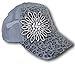 Womens Olive & Pique Large Rhinestone Flower Cheetah Print Trucker Cap