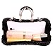 Tom Clovers Women's Glamour Rhinestone Hard Case Evening Wedding Party Clutch Purse Wallet