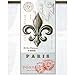 Paperproducts Design Fleur De Lys Paris 100-Percent Cotton Kitchen/Bar Towel