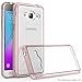 Galaxy J3, Galaxy J3 V, Galaxy Amp Prime, Galaxy Express Prime Case, Asmart TPU Grip Bumper with Clear Backplate Hybrid Phone Case for Samsung Galaxy J3, J3V, Amp Prime, Express Prime (Pink)