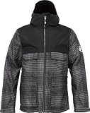 Burton Herren Snowboardjacke ARCTIC, true black gingham fade, Gr. L, 253707