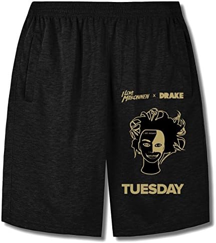 CUMENTEE Drake Pop Style Shorts Pants For man black