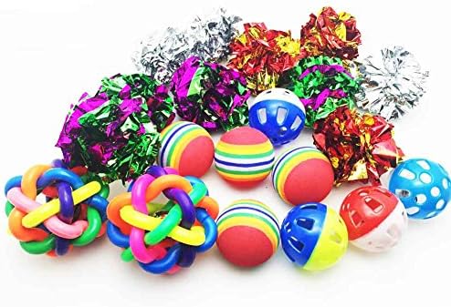 Cat Toys Gift Set, SoFou® Cat Balls Collection Variety Pack for Kitty 20 Pieces