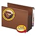 7" Exp File TUFF Pockets, Straight Tab, Letter, Redrope, 5/Box