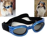 Namsan Blue Framed Dog/Cat Puppy UV Protection Goggles Sunglasses Eyewear Pet Sun Glasses,Medium