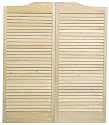 American Wood Products 858242 Dixieland 32 by 42-Inch Caf&eacute; Door, Unfinished, 1 Pair