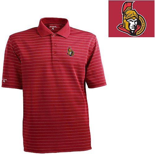 Antigua Ottawa Senators Elevate Striped Polo Shirt Xx Large