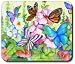 Decorative Mouse Pad Garden Butterflies Butterfly Bug