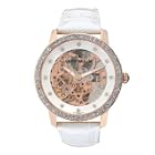 AK Anne Klein Women's Automatic Swarovski Crystal Watch #108440MPWT