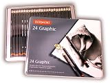 Derwent Graphic Pencil Set with 24 Graphite Pencils