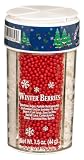 Dean Jacobs Winter Wonderland Accents, Large, 5.1-Ounce Jars (Pack of 6)