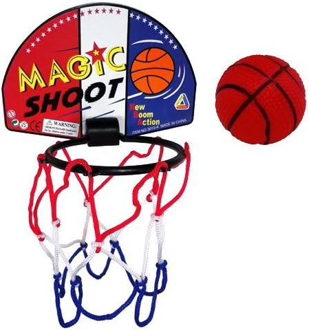 Magic Shoot Basketball Set - 3 inch Hoop - 12 Pack