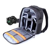 Sac � dos r�sistant � l'eau pour appareils photos SLR / reflex Panasonic DMC-FZ200, DMC-GH3 et DMC G5 - compartiments modulables