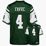 Brett Favre New York Jets #4 Authentic Reebok NFL Football Jersey (Green)