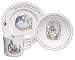 Wedgwood Peter Rabbit 3-Piece Dinnerware Place Setting, Service for 1