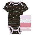 Infant's Circo® Short-Sleeve Bodysuits- 5Pk Pink