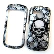 Samsung Continuum i400 (Verizon) Rubberized Snap On Protector Hard Case "Skullerific" Design