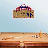 Denver Nuggets Basketball Wall Decal 25" x 15"