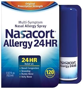 Nasacort Allergy 24 Hour 120 Sprays, 0.57 Fluid Ounce