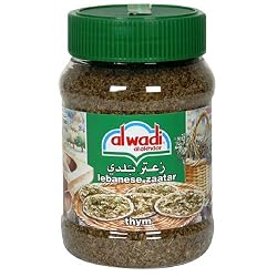 Alwadi Al Akhdar Lebanese Zaatar, Thym, 7-Ounce Jars (Pack of 3)