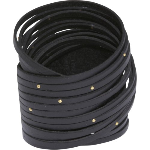Linea Pelle Double Wrapped Studded Bracelets