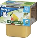 Gerber 2nd Foods Organic Pear, 2-Count, 3.5-Ounce Tubs (Pack of 8)