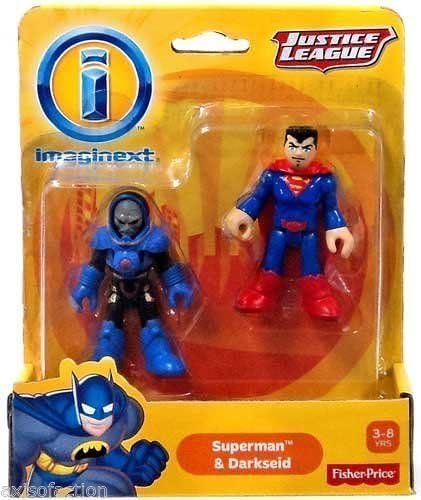 Fisher Price Imaginext DC Justice League Superman &amp; Darkseid by Gotham City